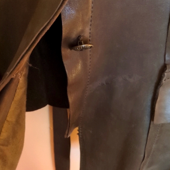 Danier leather blazer sz S - Picture 5 of 9